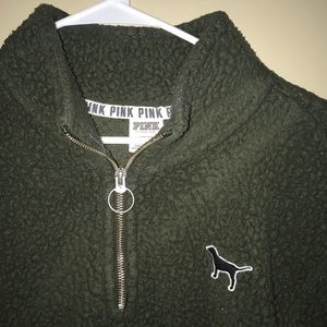 VS PINK SHERPA JACKET